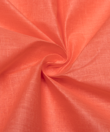 Light Orange Colour Plain Cotton Lining Fabric